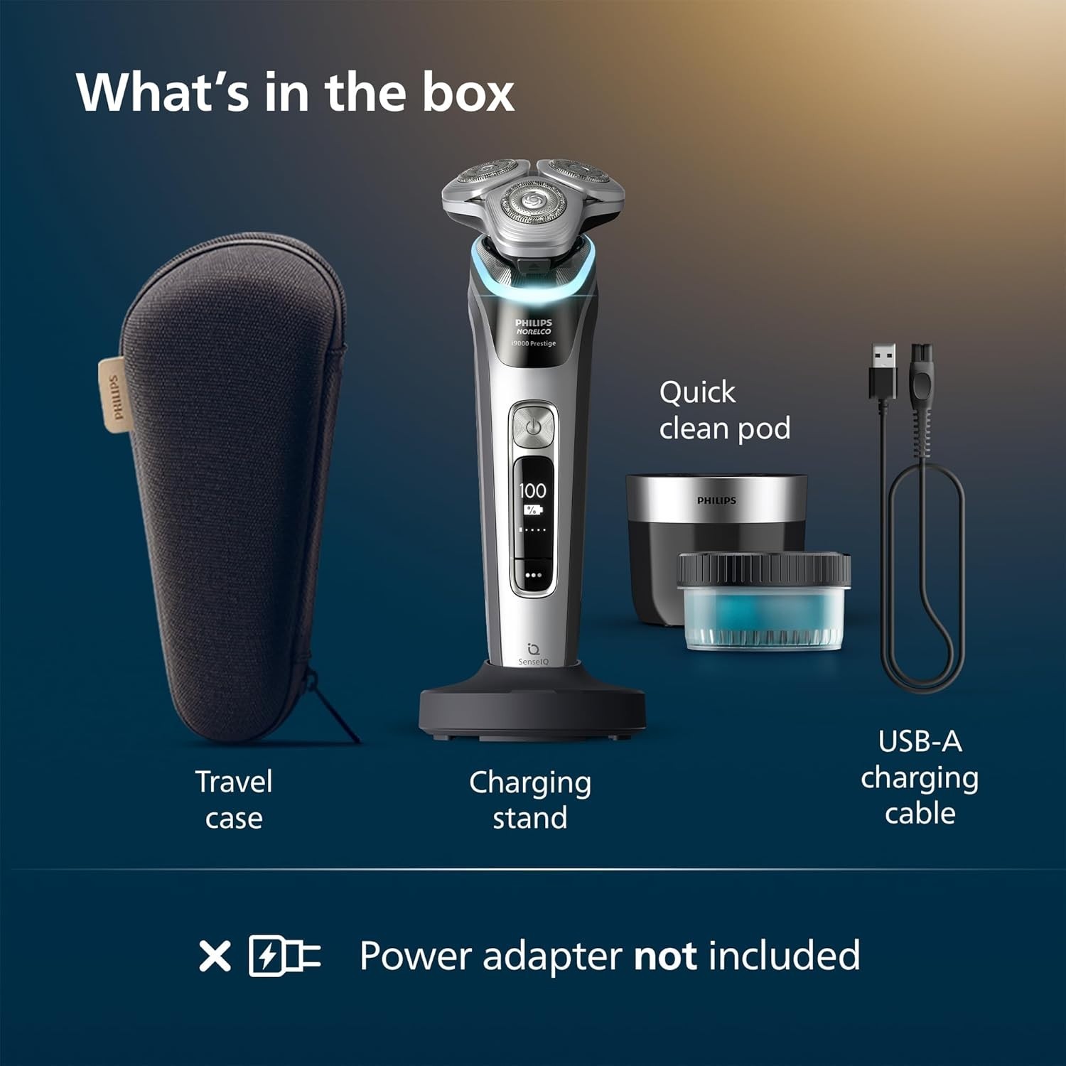 Philips Norelco i9000 Prestige XP9204/85 Wet/Dry SenseIQ