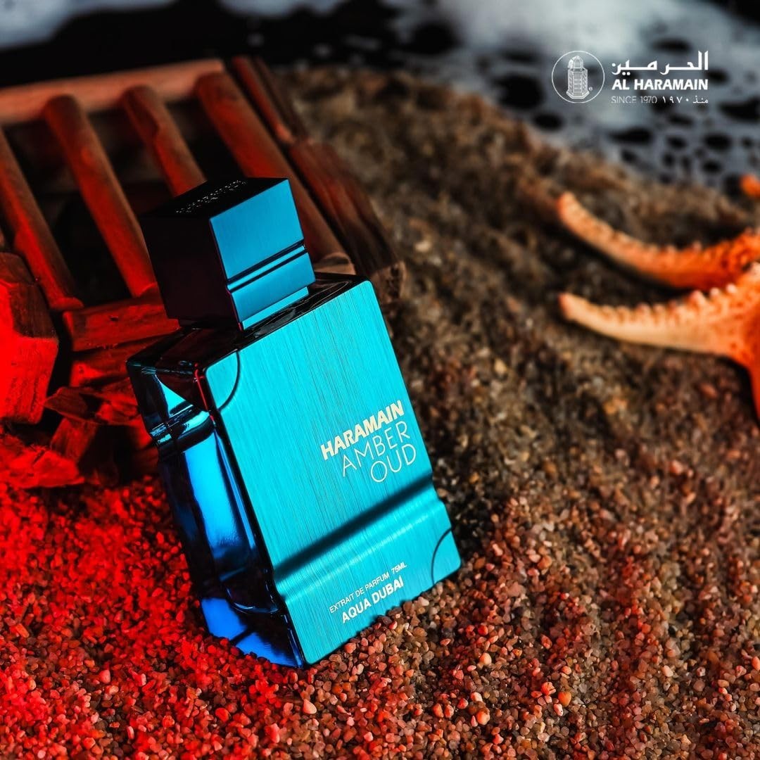 Al Haramain Amber Oud Aqua Dubai Extrait de Parfum Spray 2 oz / 60 ml New