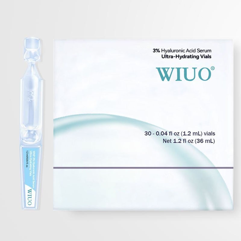 3% Hyaluronic Acid Serum-Anti-Aging & Hydrating, 30 PCS for Dry & Sensitive Skin