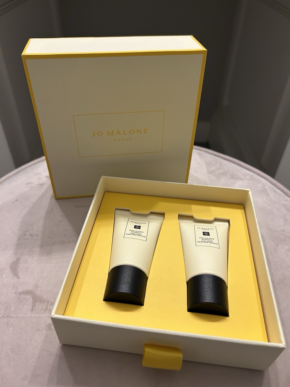 Jo Malone English Pear & Freesia Hand Care Collection 2pc Hand Cream Set NIB