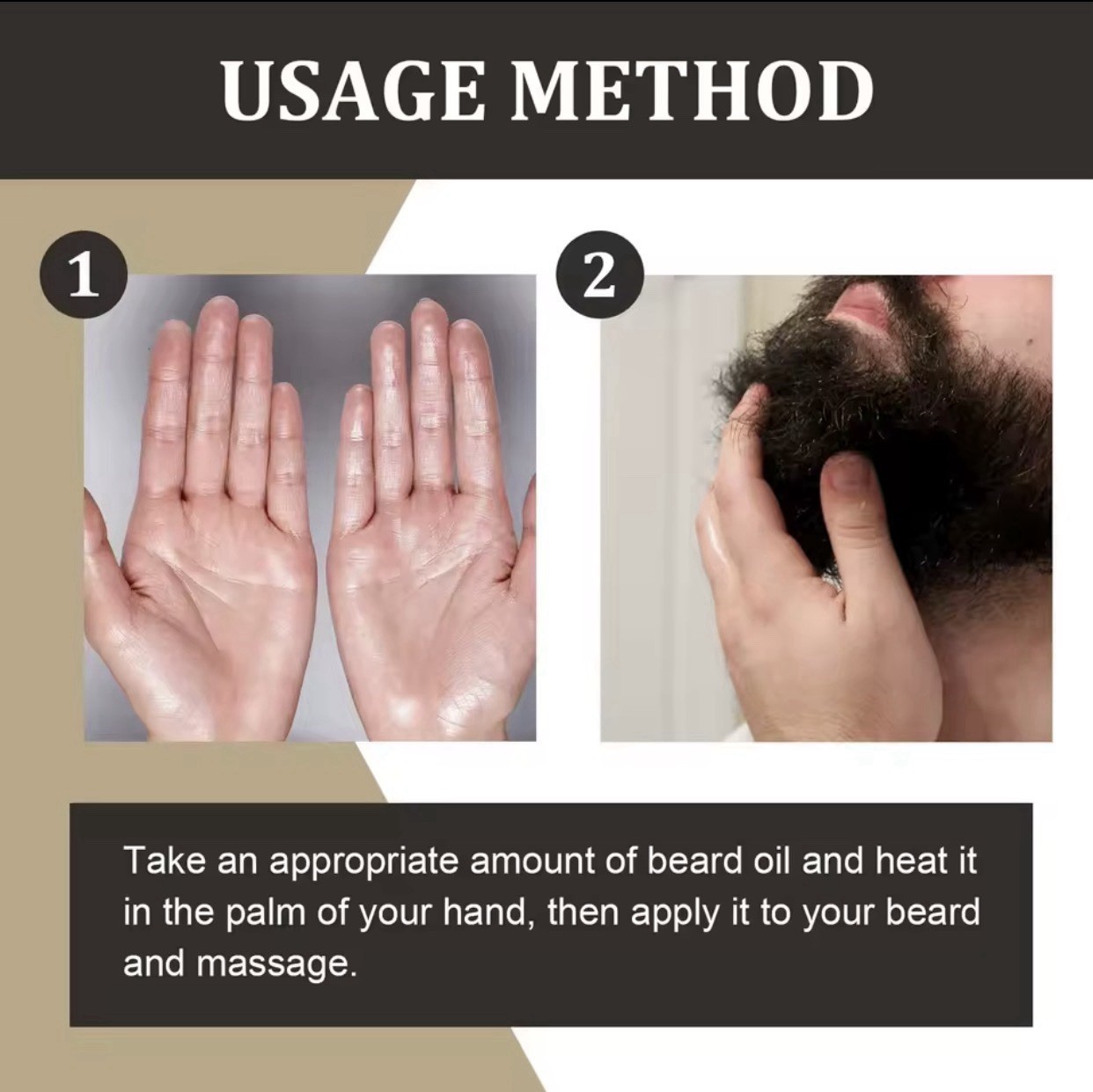 High Quality Fast Beard Growth Serum For Men Promote Beard Regrowth Thick Longer