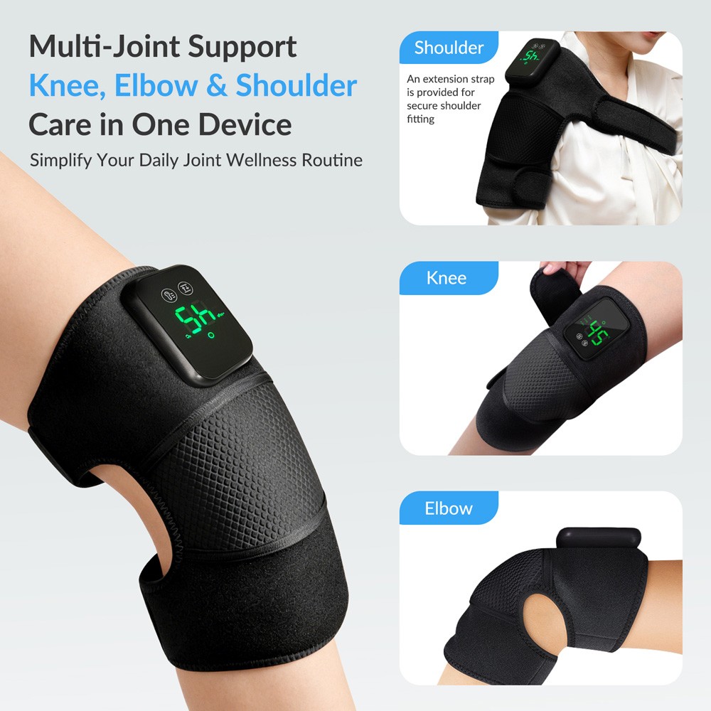 Knee Heating Pad Electric Massager Arthritis Pain Relief Warm Therapy Daily Use