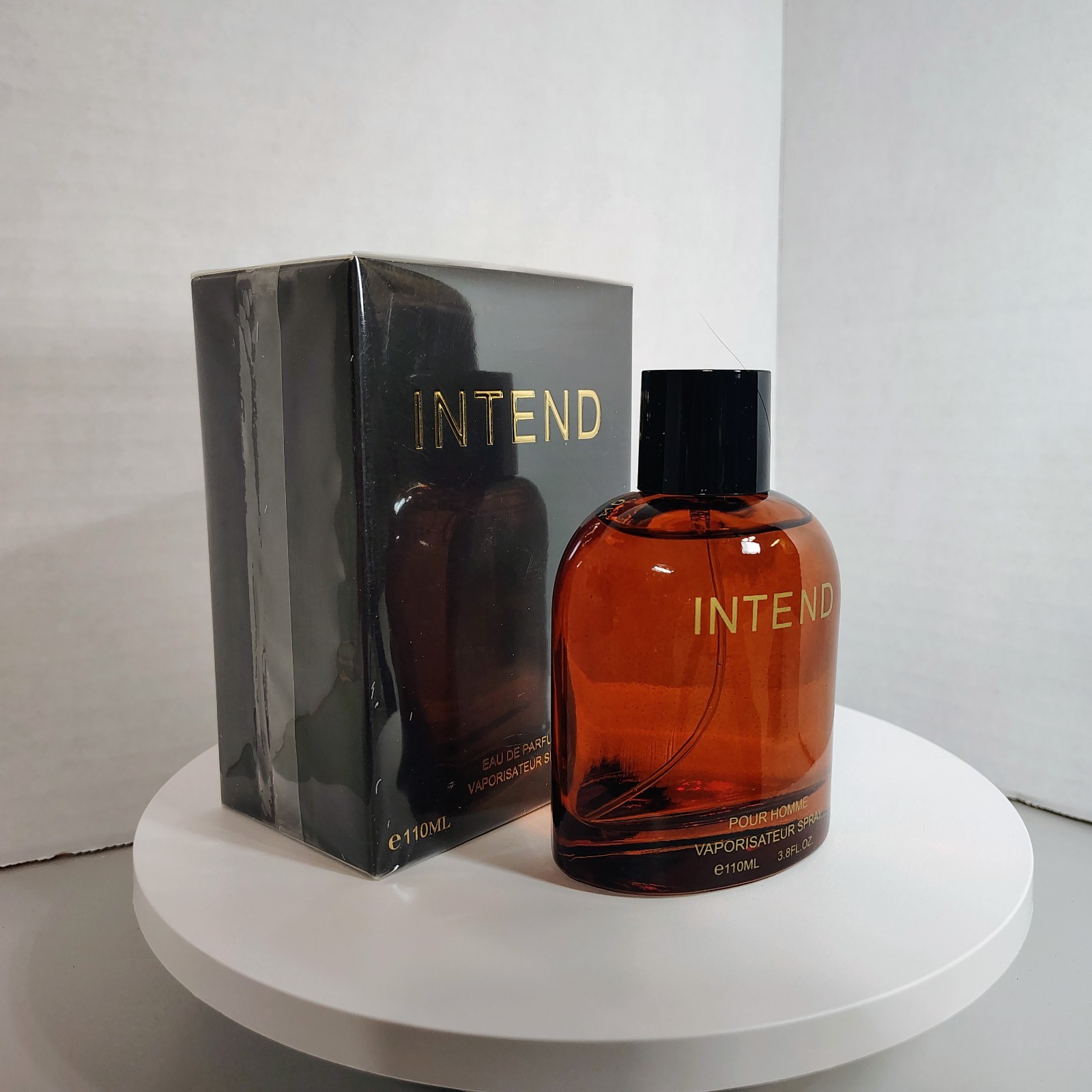 Intend Cologne Men 3.8oz EDP Spray EBC Collection New Sealed Woody Musk Scent