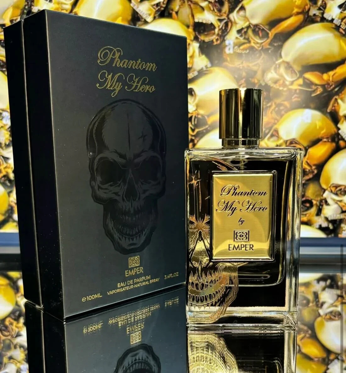 Emper Phantom My Hero Eau De Parfum Spray For Men 3.4 FL. OZ/100 ML EDP