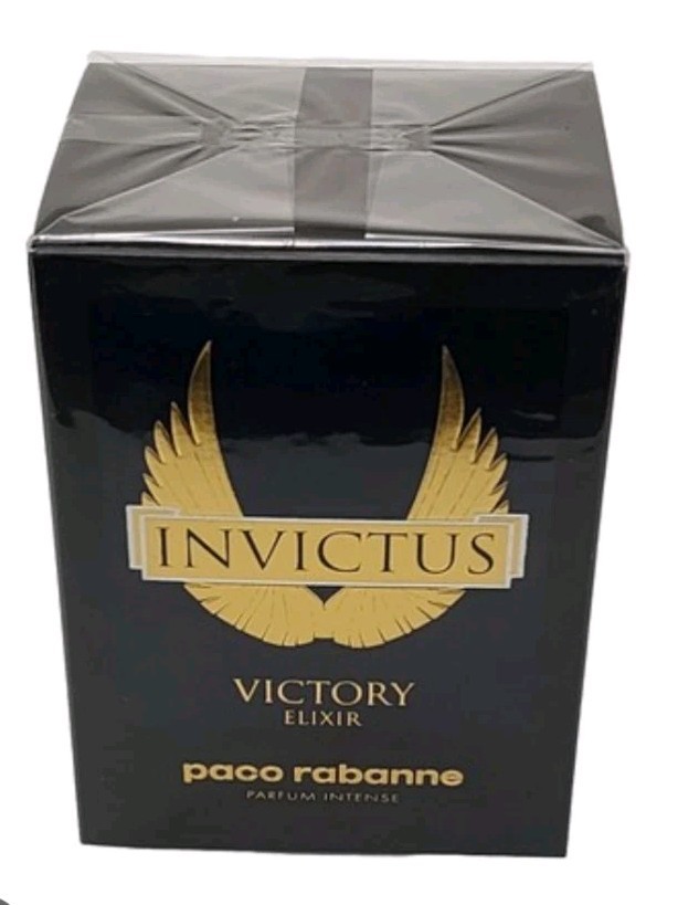 Invictus Victory Elixir by Paco Rabanne 3.4oz Parfum Intense Men- BOXED-SEALED