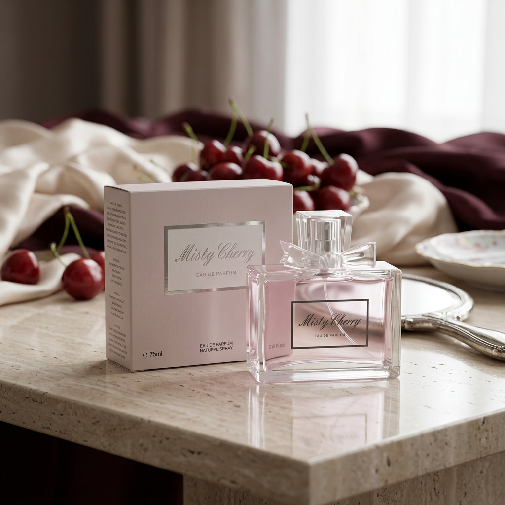 Misty Cherry Eau de Parfum Natural Spray for Women, 75ml / 2.5 fl oz