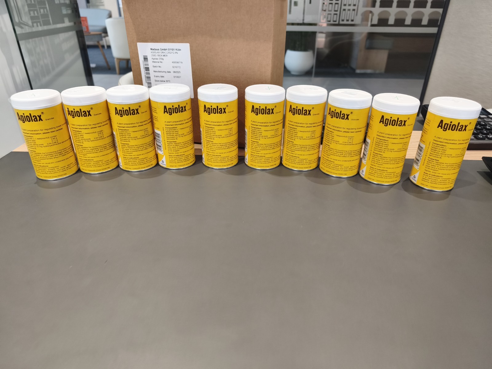 10 PACK AGIOLAX Madaus Granules 250g Made in Germany Express ship New 🥇