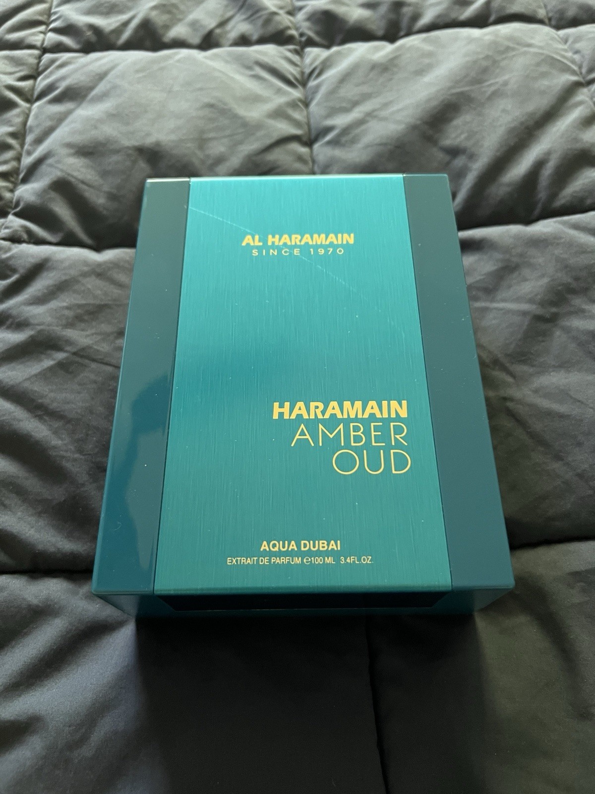 Al Haramain Unisex Amber Oud Aqua Dubai Extrait de Parfum Spray 3.38 oz