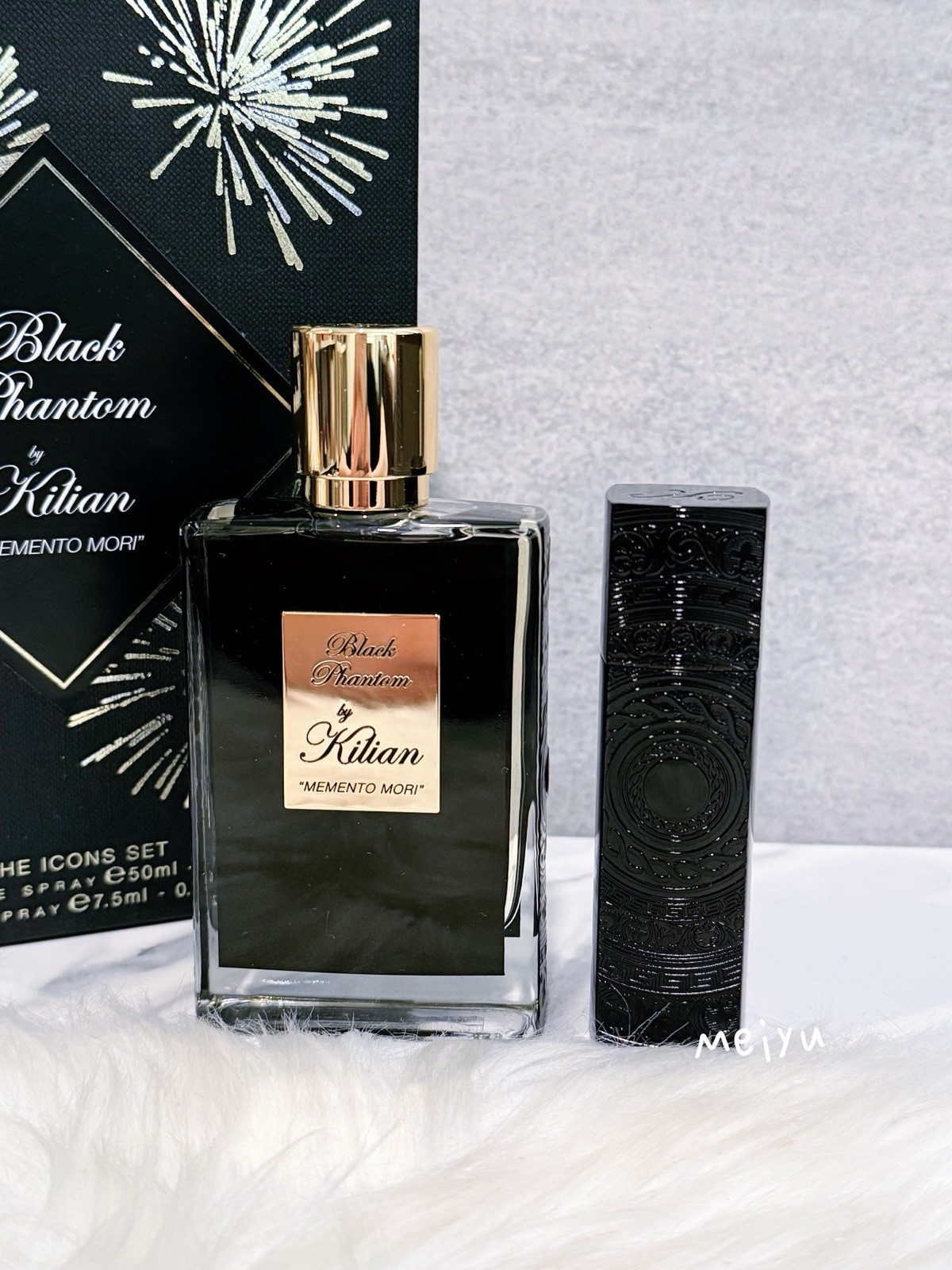 Kilian Black Phantom Memento Mori EDP Spray Icons Set, 1.7oz➕0.25oz， NIB Sealed