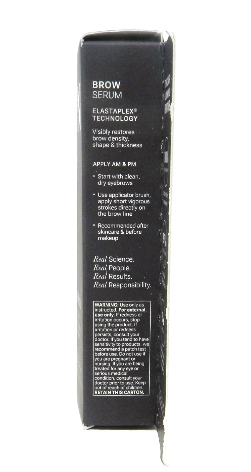 NULASTIN Brow Shape Altering Serum 0.1 oz / 3 mL Thick Fuller Looking Brows