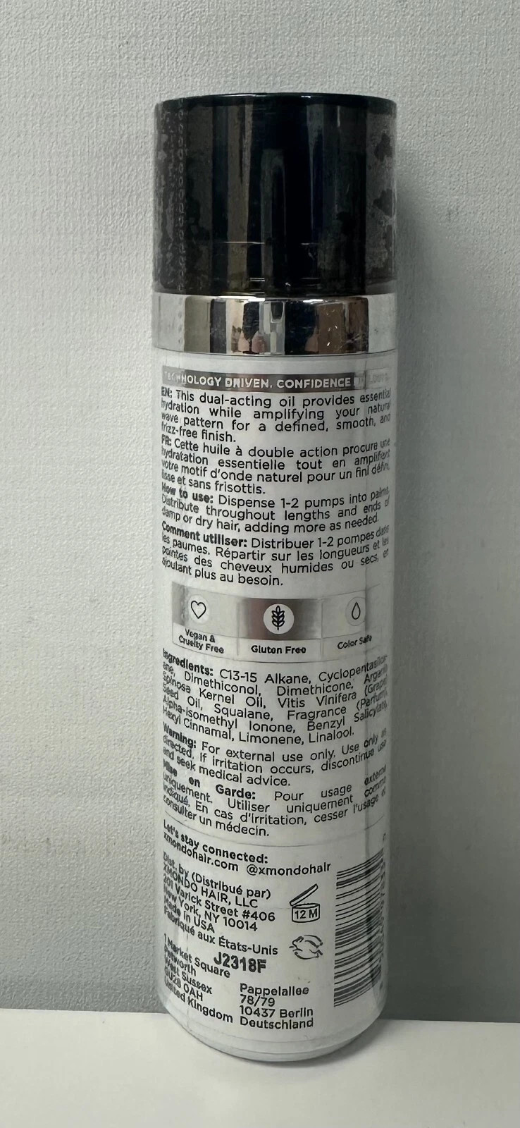 Xmondo Wavetech Wave Enhancing Oil 1.7 oz. NEW/SEALED (PAO) 12 M