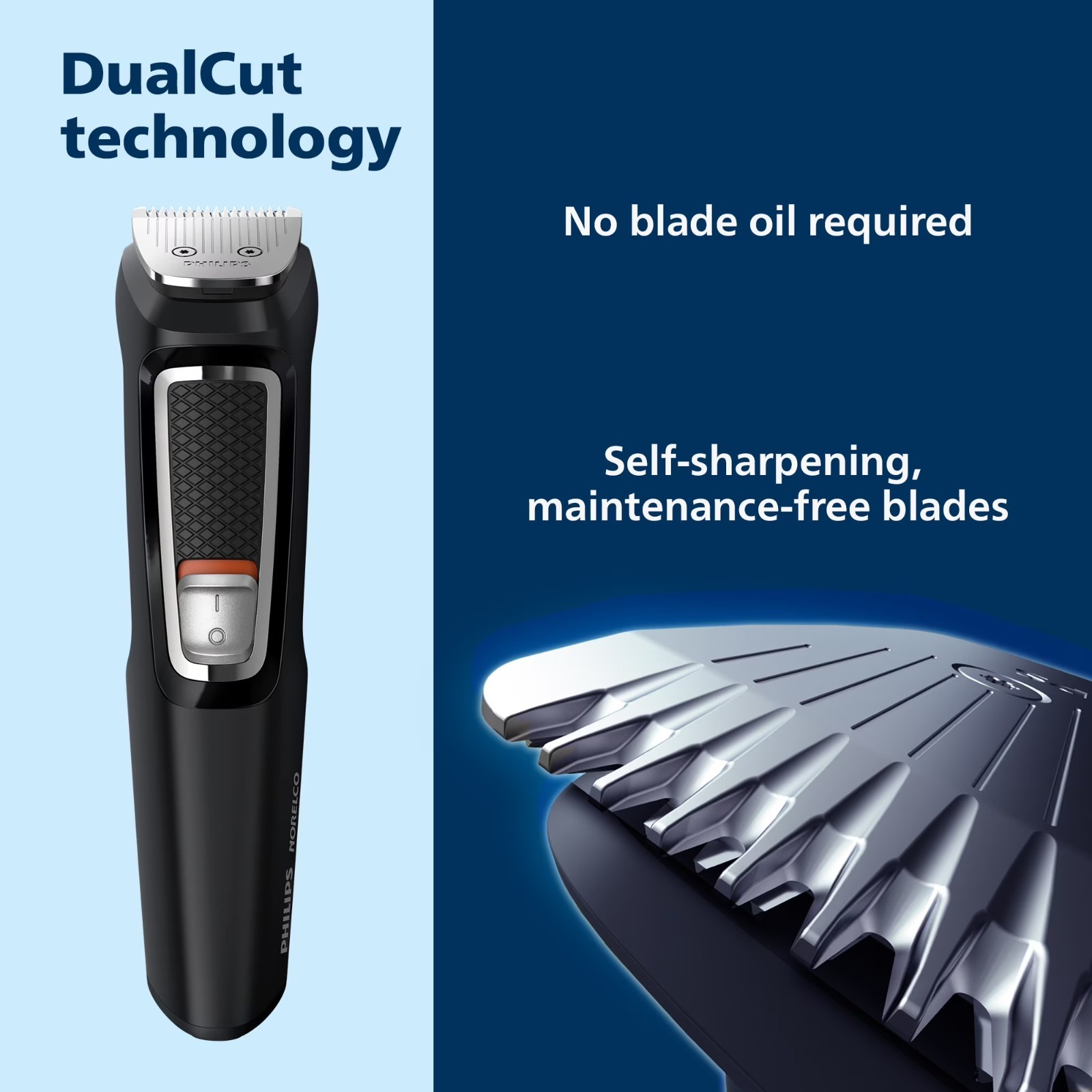Philips Norelco Multigroom 3000 Cordless Beard Hair Trimmer MG3740/40 Kit