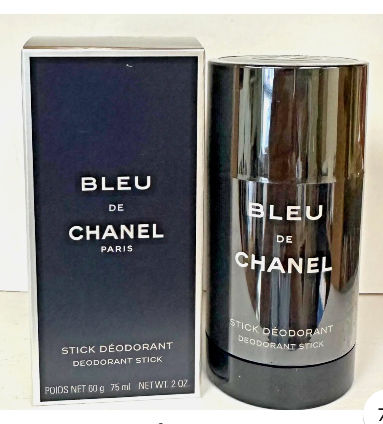 BLEU de CHANEL For Men Deodorant Stick 2.0oz/75ml NEW IN BOX Sealed