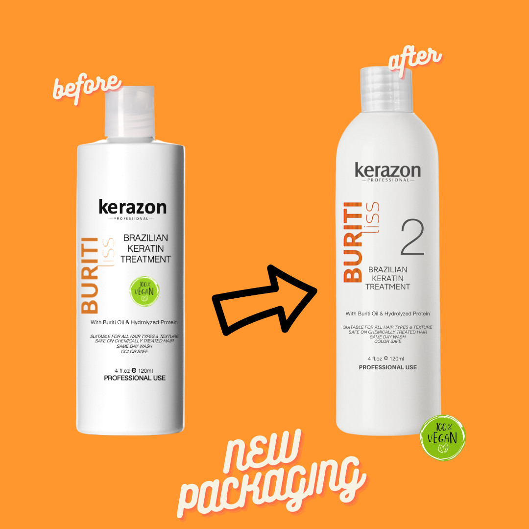 KERAZON Buritiliss Brazilian Keratin Treatment KIT 4fl.oz 120ml