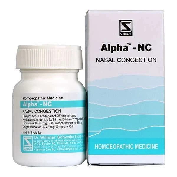 Dr Willmar Schwabe Germany Alpha – NC Tablet – 20 gm (pack of 2)