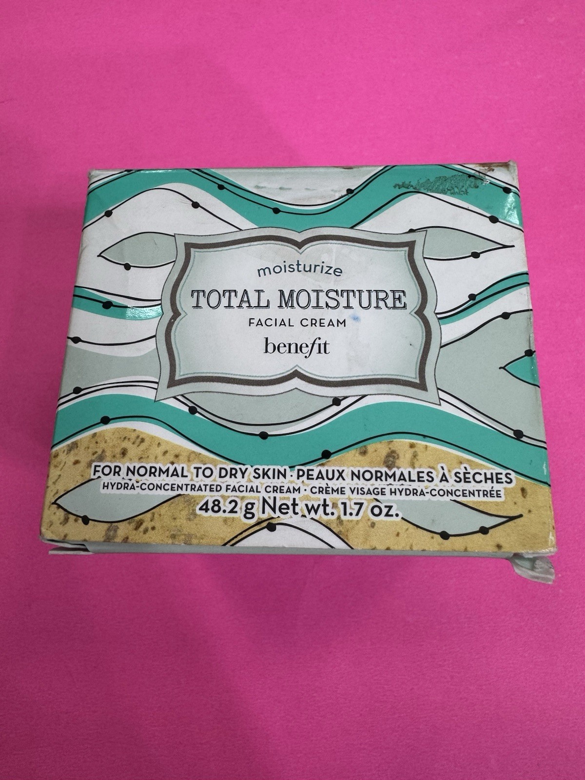 Benefit Total Moisture Facial Cream 48.2 ml / 1.7 oz NEW RARE