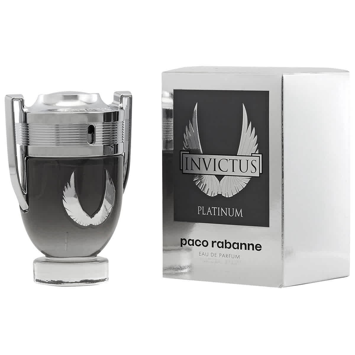 Paco Rabanne Men’s Invictus Platinum EDP Spray 1.7 oz Fragrances 3349668599080