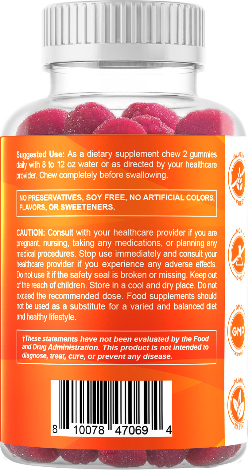 2 Pack Vitamatic Magnesium Citrate Gummies 600mg per Serving – 60 Vegan Gummies