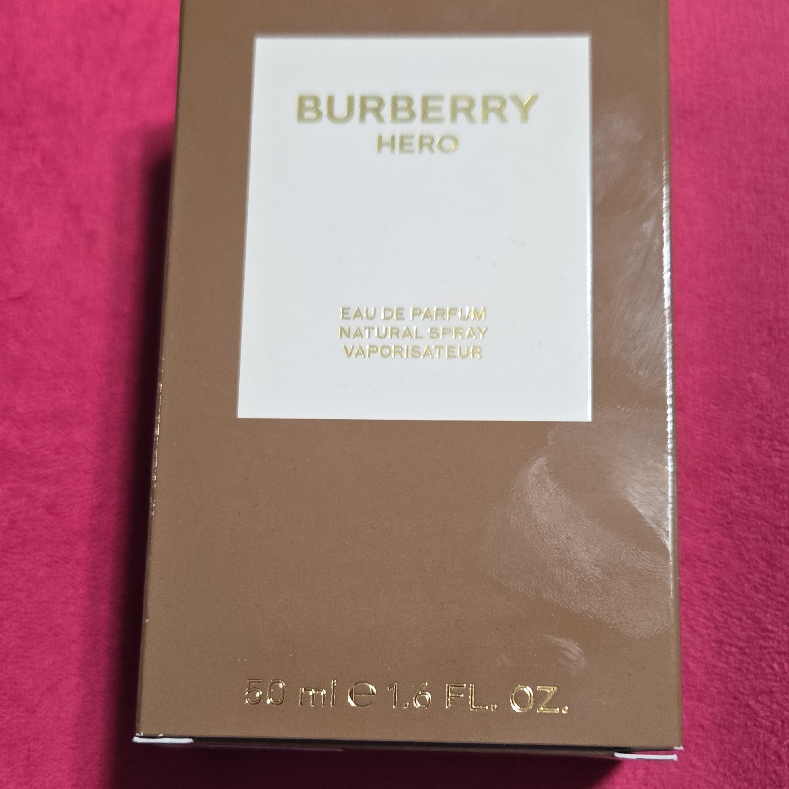 Burberry Hero Eau de Parfum Natural Spray Vaporisateur, Regular Size 1.6 fl oz