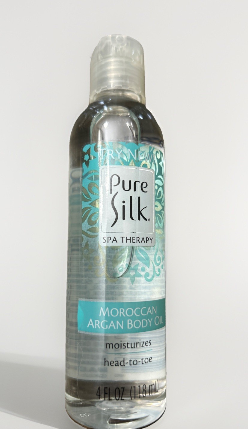 6 x Pure Silk Spa Therapy MOROCCAN ARGAN BODY OIL Moisturizes From Head To Toe!!