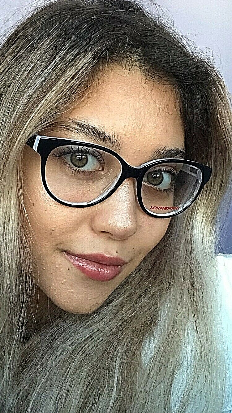 New Mikli by ALAIN MIKLI ML17R12 M01 54mm Black White Women’s Eyeglasses Frame .