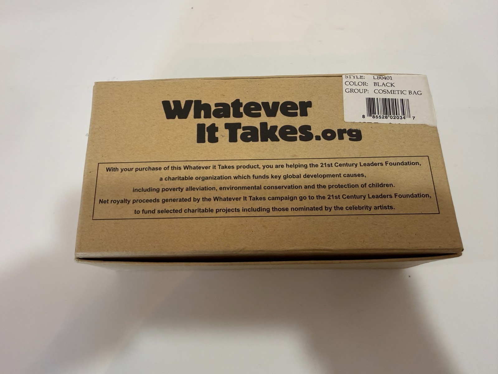 Gwen Stefani Love Art Whatever It Takes Canvas Cosmetic Make Up Bag BNIB