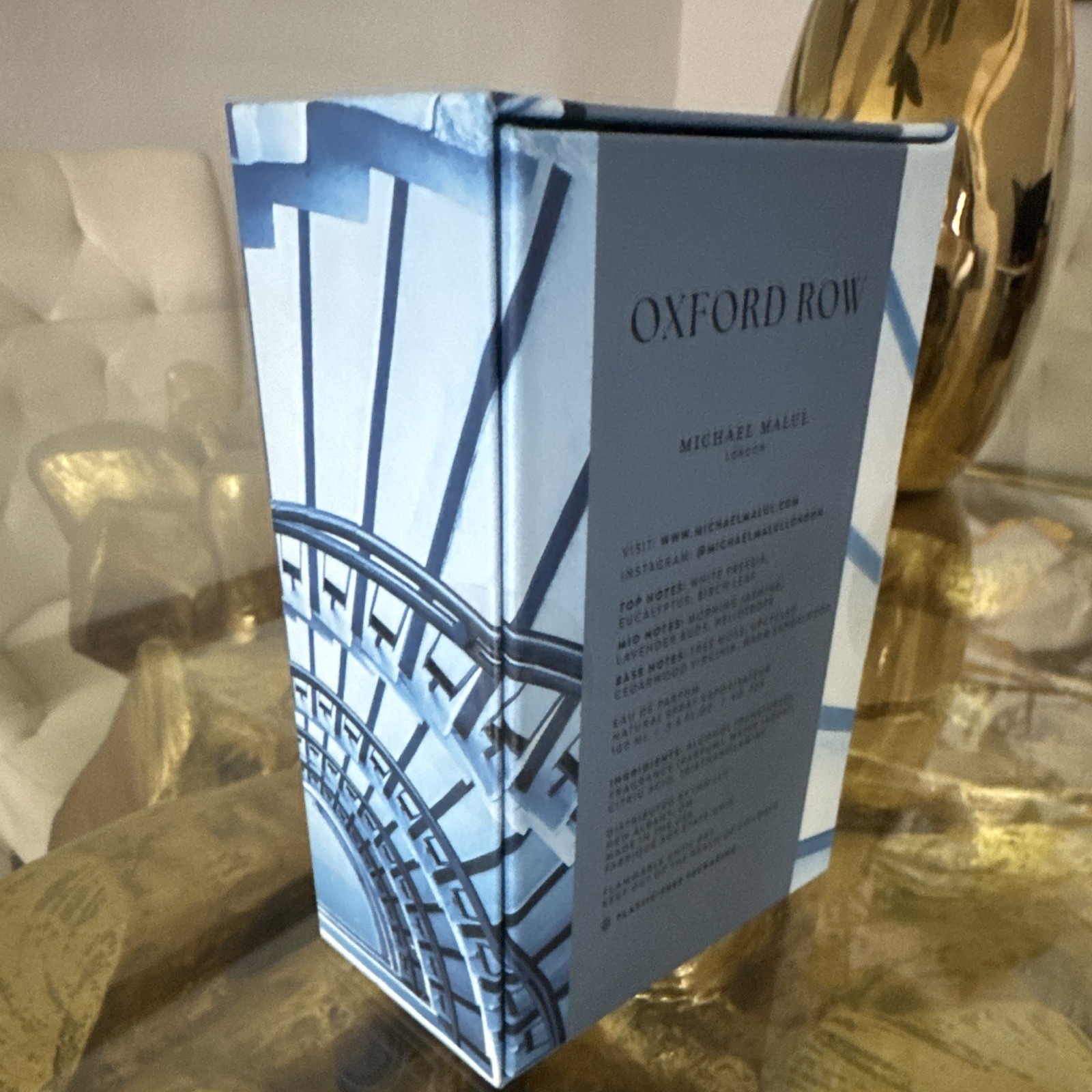 Michael Malul London Oxford Row Eau de Parfum Spray, 100 mL Regular Size