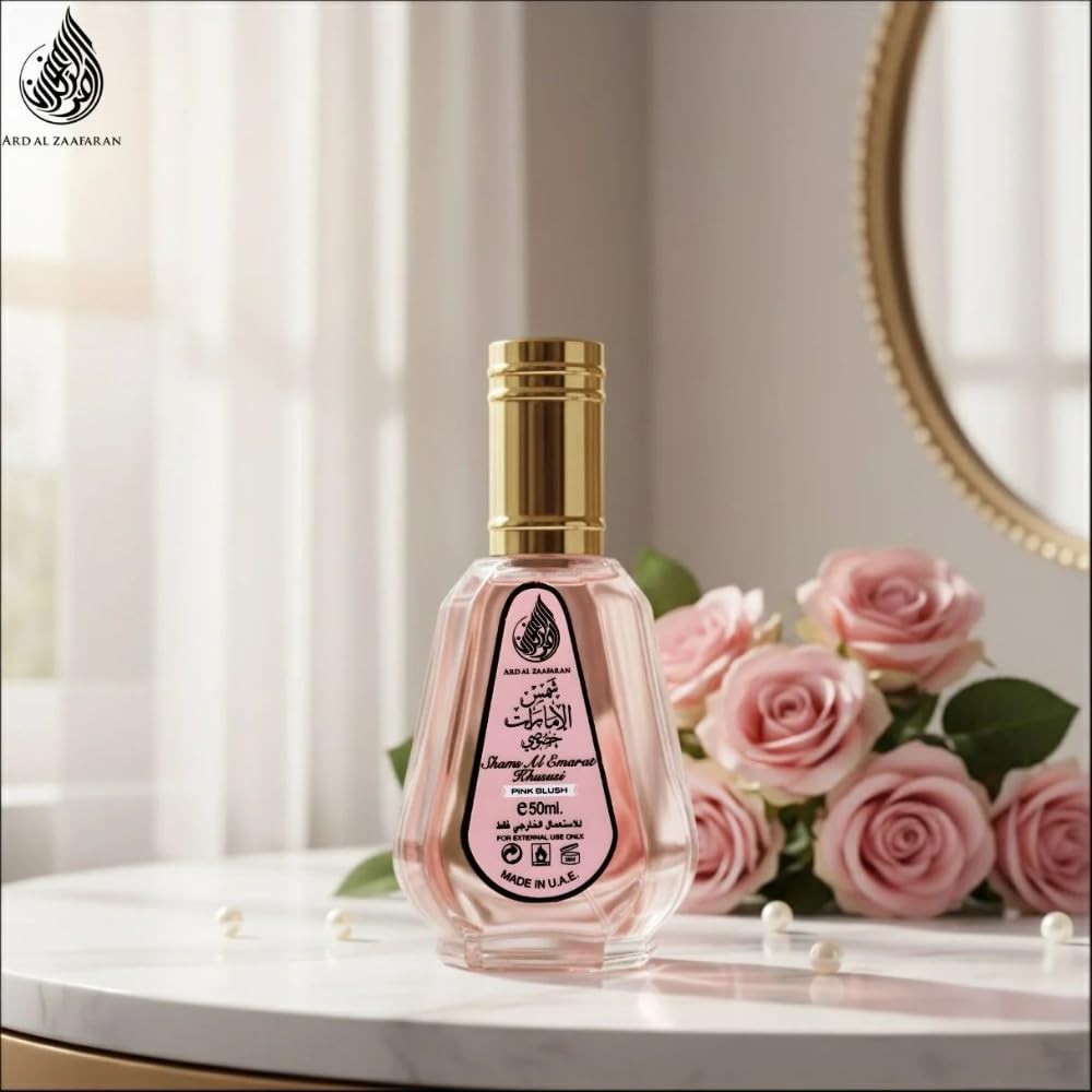 Ard Al Zaafaran Pink Blush Shams Al Emarat Khususi EDP Spray 1.7 Fl Oz (50 mL)