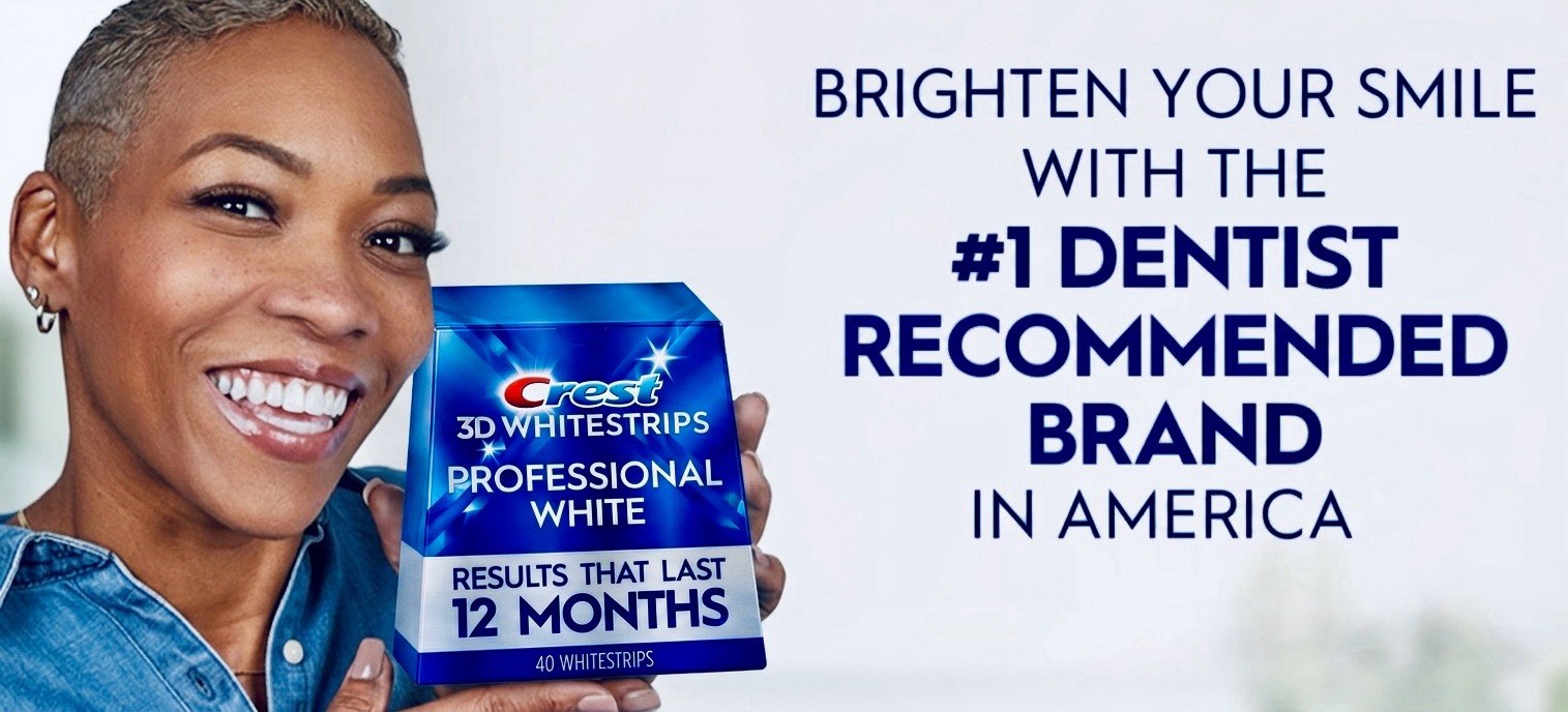 3X= Crest 3D Whitestrips Professional White 20 Levels Whiter 40 Strips Exp 04/28