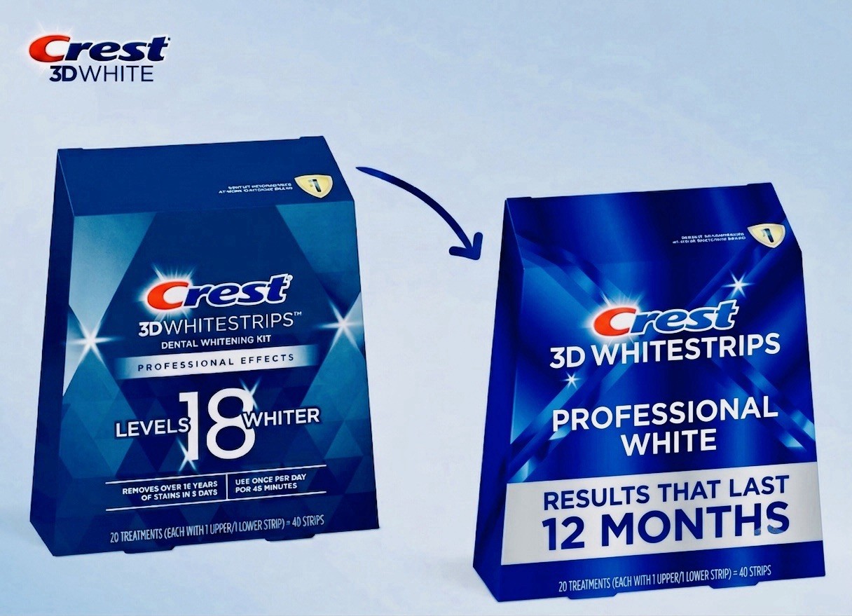 3X= Crest 3D Whitestrips Professional White 20 Levels Whiter 40 Strips Exp 04/28