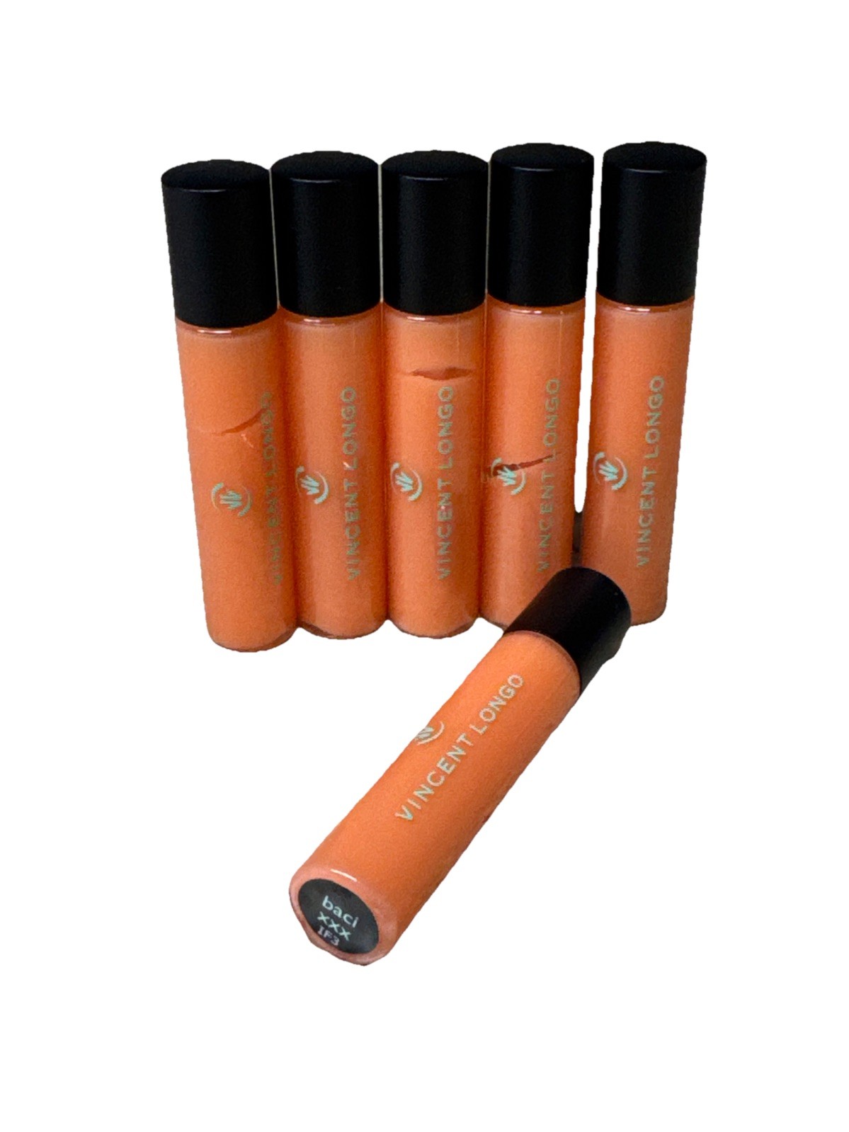 3 Vincent Longo Lip Gloss Perfect Gloss Baci XXX 4.5ml Travel Size VERY RARE