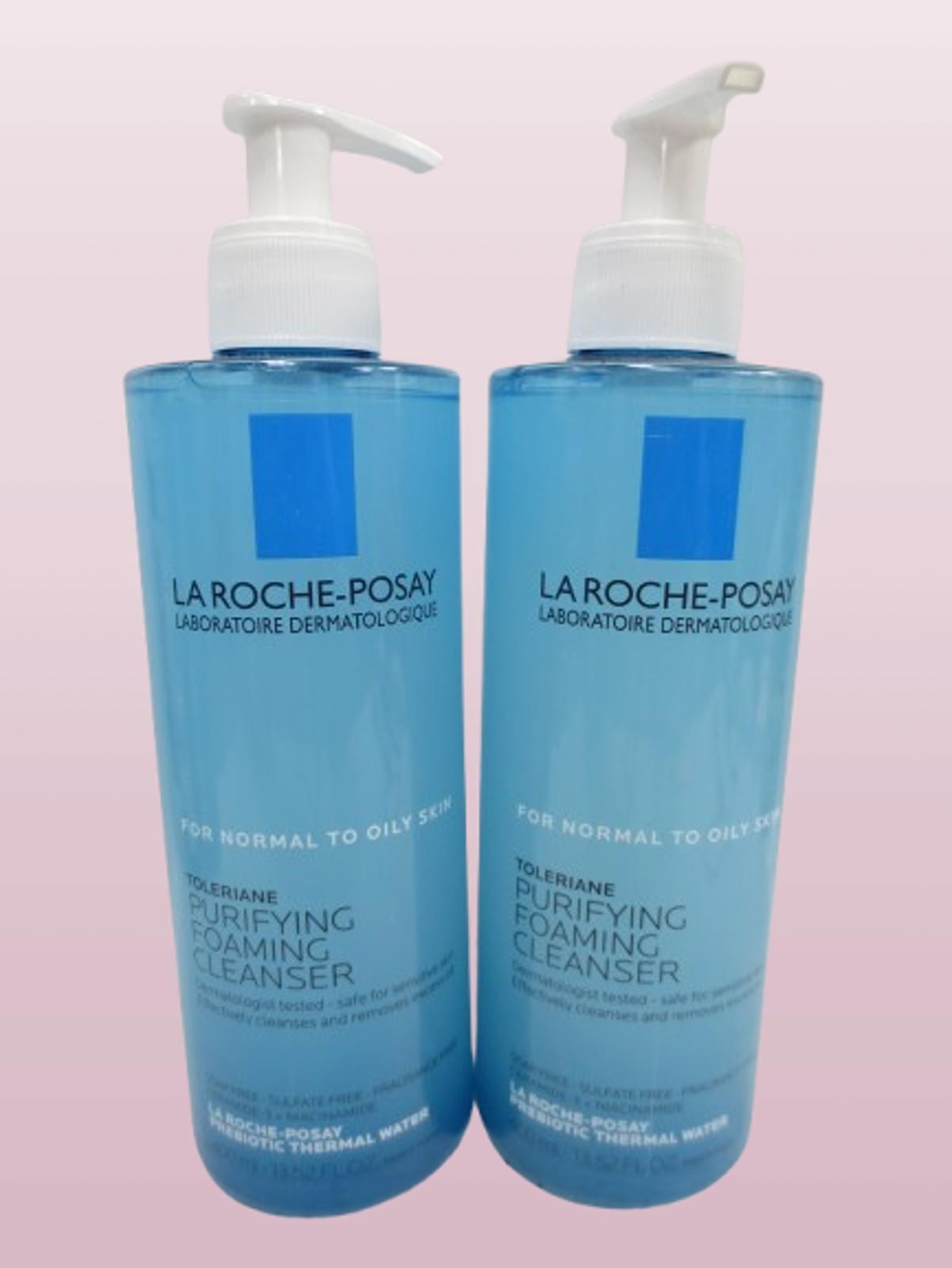 LA ROCHE POSAY TOLERIANE PURIFYING FOAMING CLEANSER 13.52 OZ EXP: 2028 2PCS