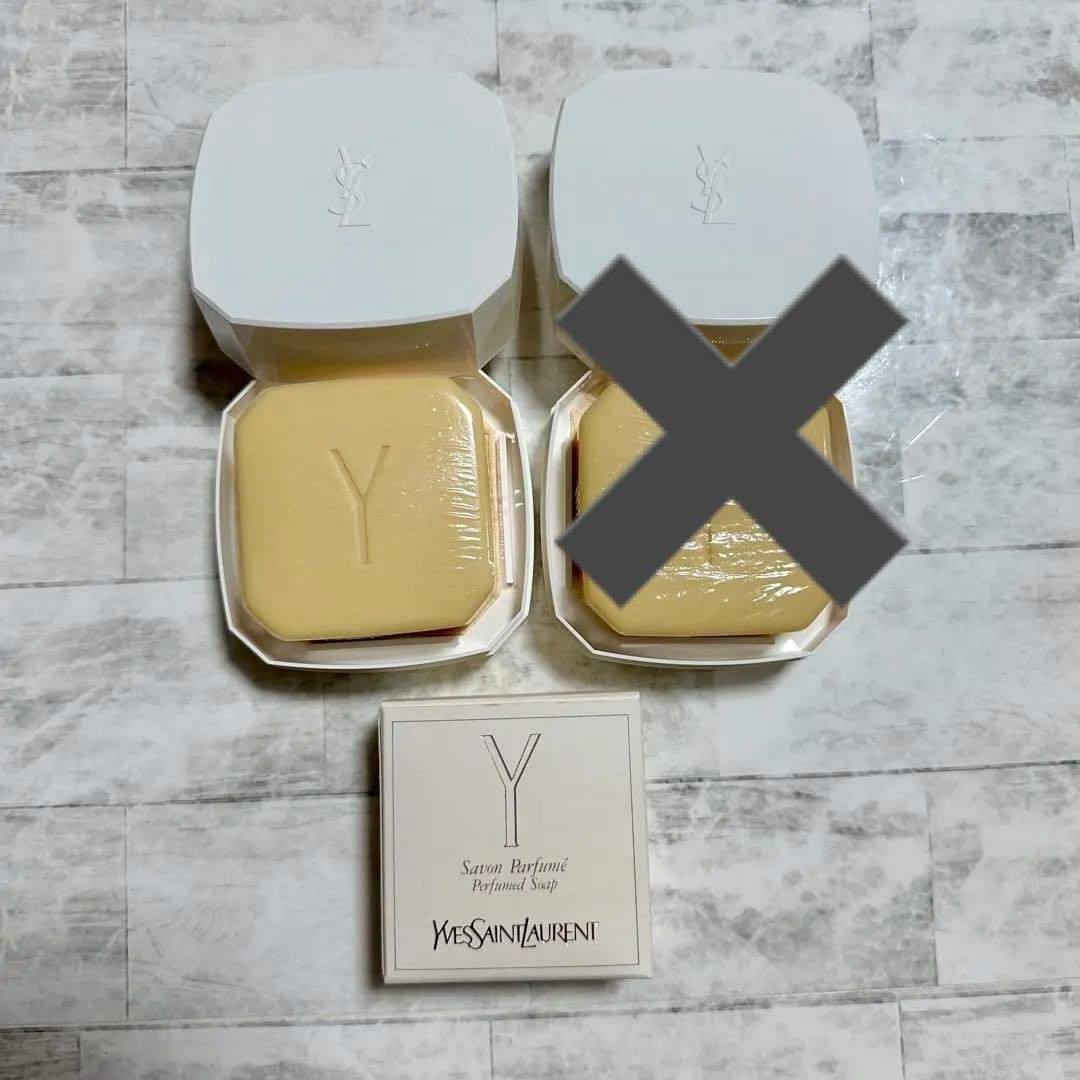 Yves Saint Laurent Y Perfumed Soap 100g case with refill from Japan soap sealed