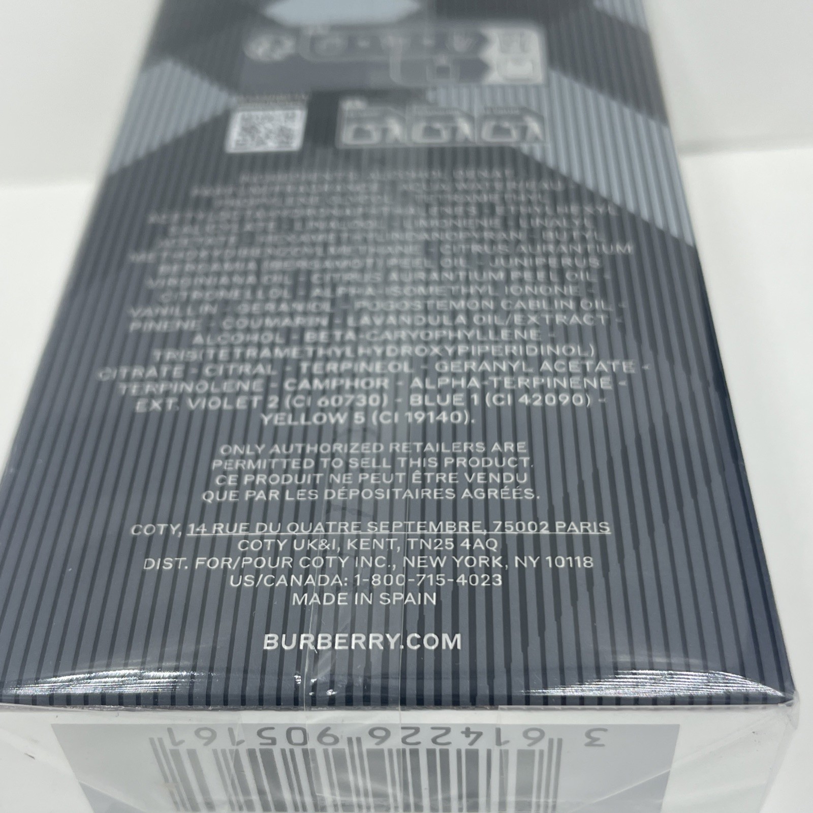 BURBERRY BRIT FOR HIM EDT SPRAY 1.6 OZ/50 ML NEW AND SEALED