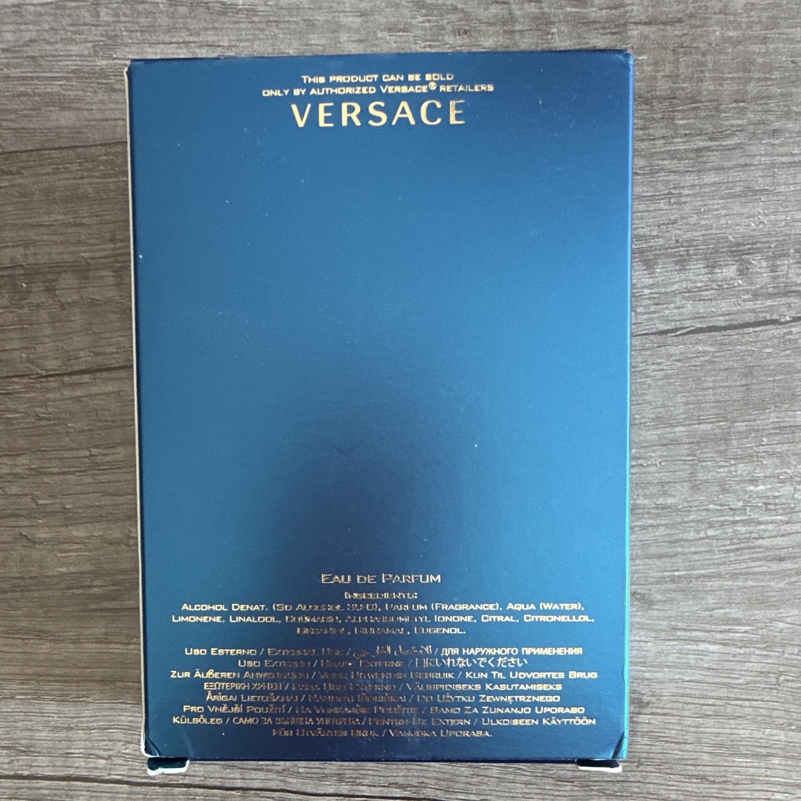 Versace Eros Eau de Parfum Natural Spray 3.4 fl oz (Regular Size)