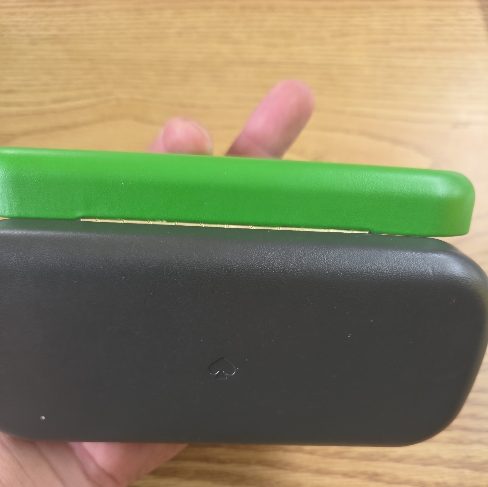 Kate Spade New York Green &black Glasses Hard Case
