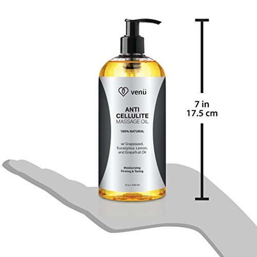 Anti Cellulite Massage Oil, Tones Skin & Helps Breaks Down Fat Tissue