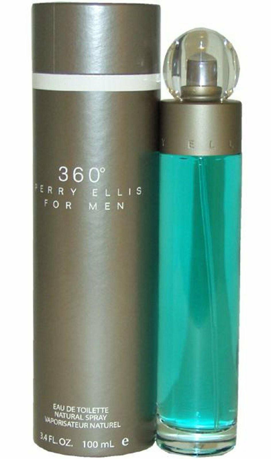 360 for Men by Perry Ellis Cologne 3.4 oz EDT New in Box