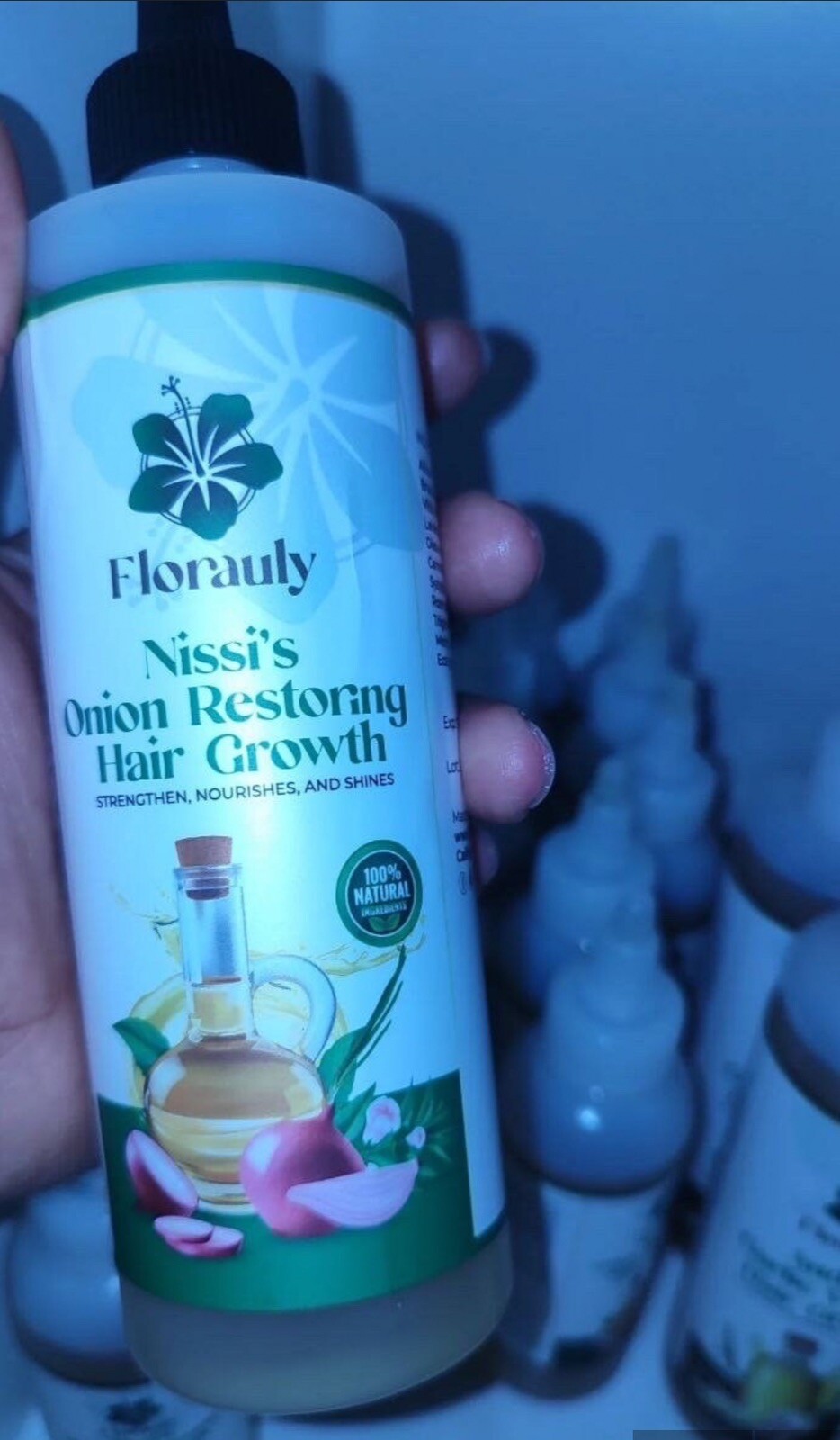 Onion Hair Growth Oil for All Hair Types/ Restoring Onion Hair Growth Oil