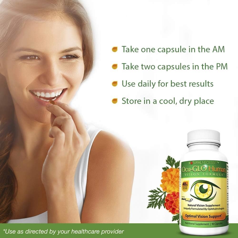 Human Vision Formula Eye Health Support – 90 Natural Antioxidant Capsules