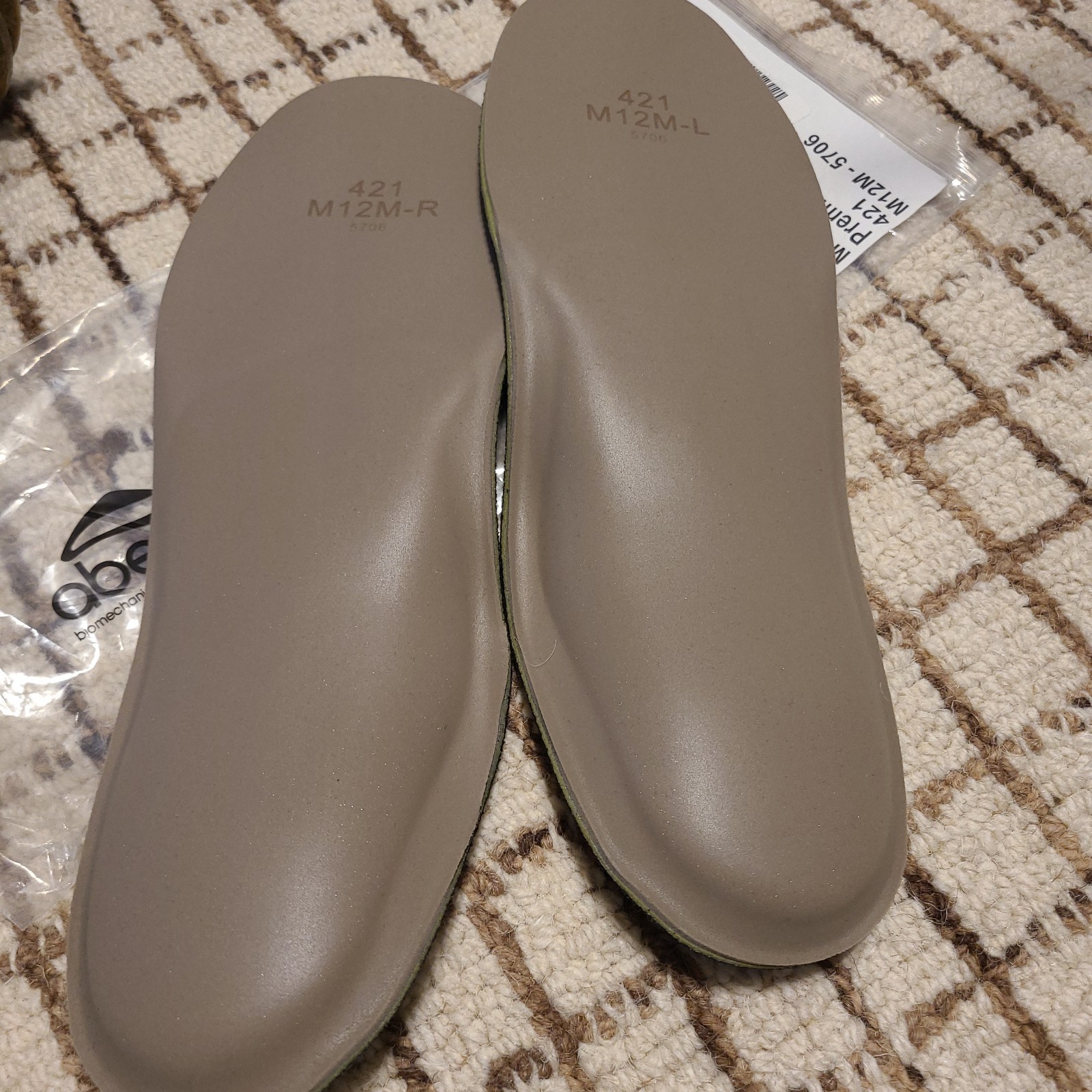 Abeo Mens Orthotics 3D3 Premium 421 Metatarsal Support 12 Medium M12M-5076