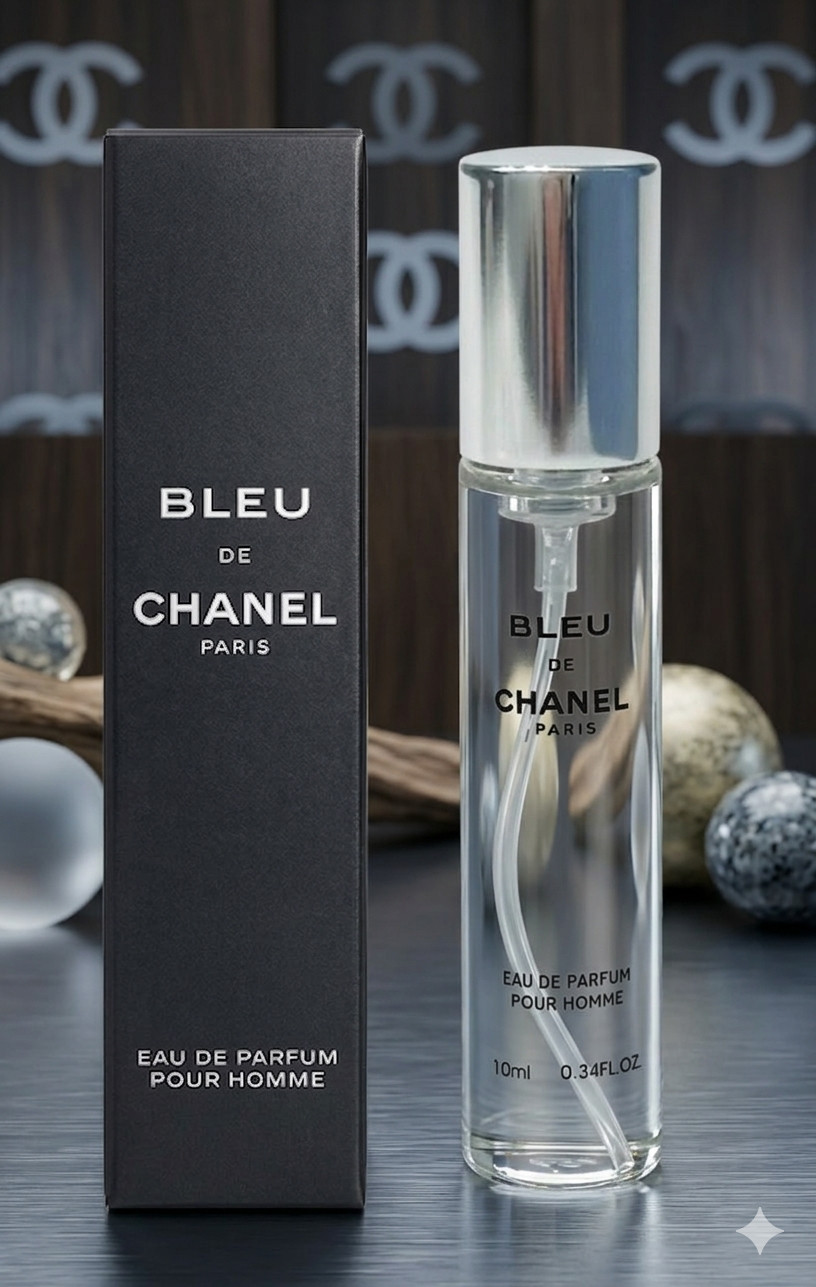 CHANEL BLEU DE CHANEL POUR HOMME EDP TRAVEL SIZE SPRAY 10ML/0.34OZ – FREE SHIP
