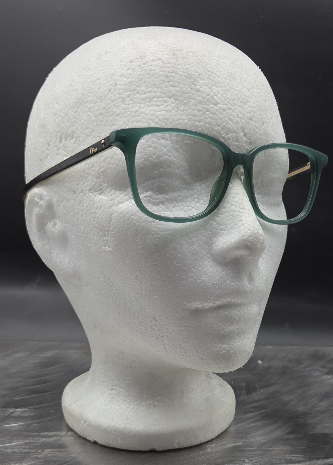 Christian Dior Montaigne No. 27 Green/Black Eyeglasses Frame 51[]16-140 Italy