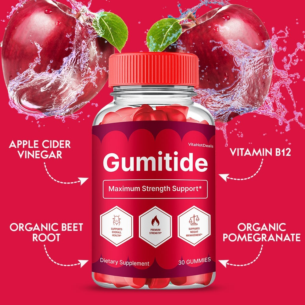 Gumitide ACV Gummies, Max Strength , Gumitide All natural Supplement (1 pack)