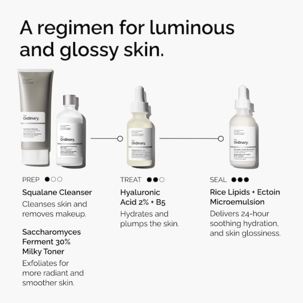 The Ordinary Authentic Rice Lipids + Ectoin Microemulsion Moisturizer 2oz/60ml