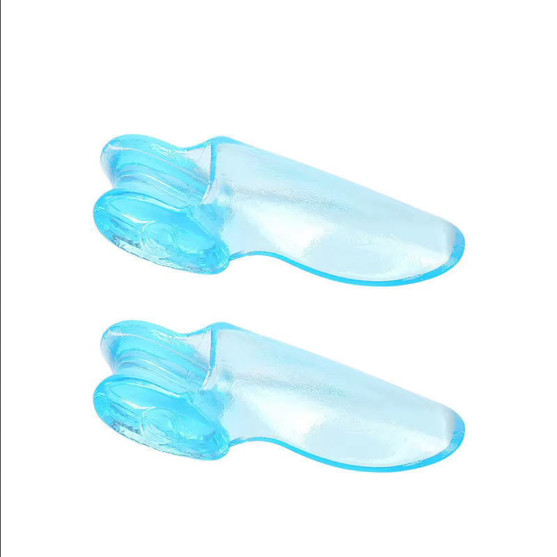 2PCS Silicone Toe Separator Corrector Hallux Valgus Bunion Pain Relief Sleeve