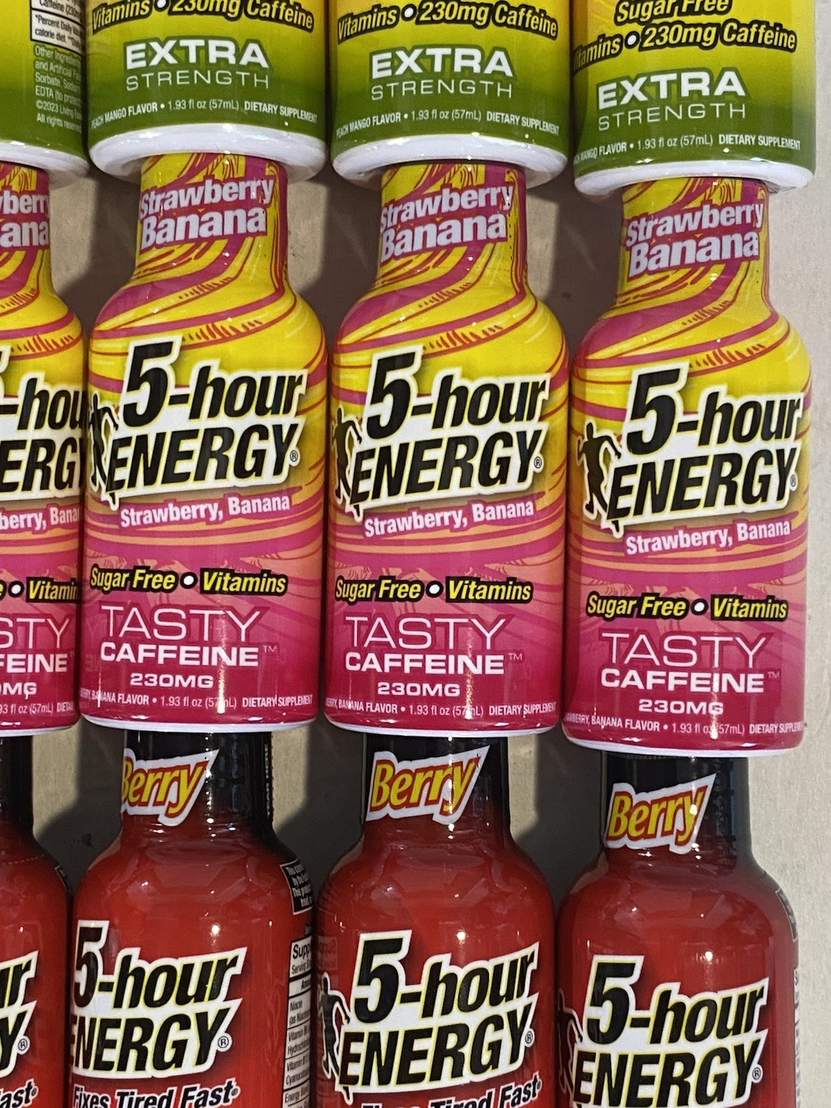 (20) 5-hour Energy Extra Strength, Variety, Energy Shot, 1.93oz. Bulk, 4 Flavors