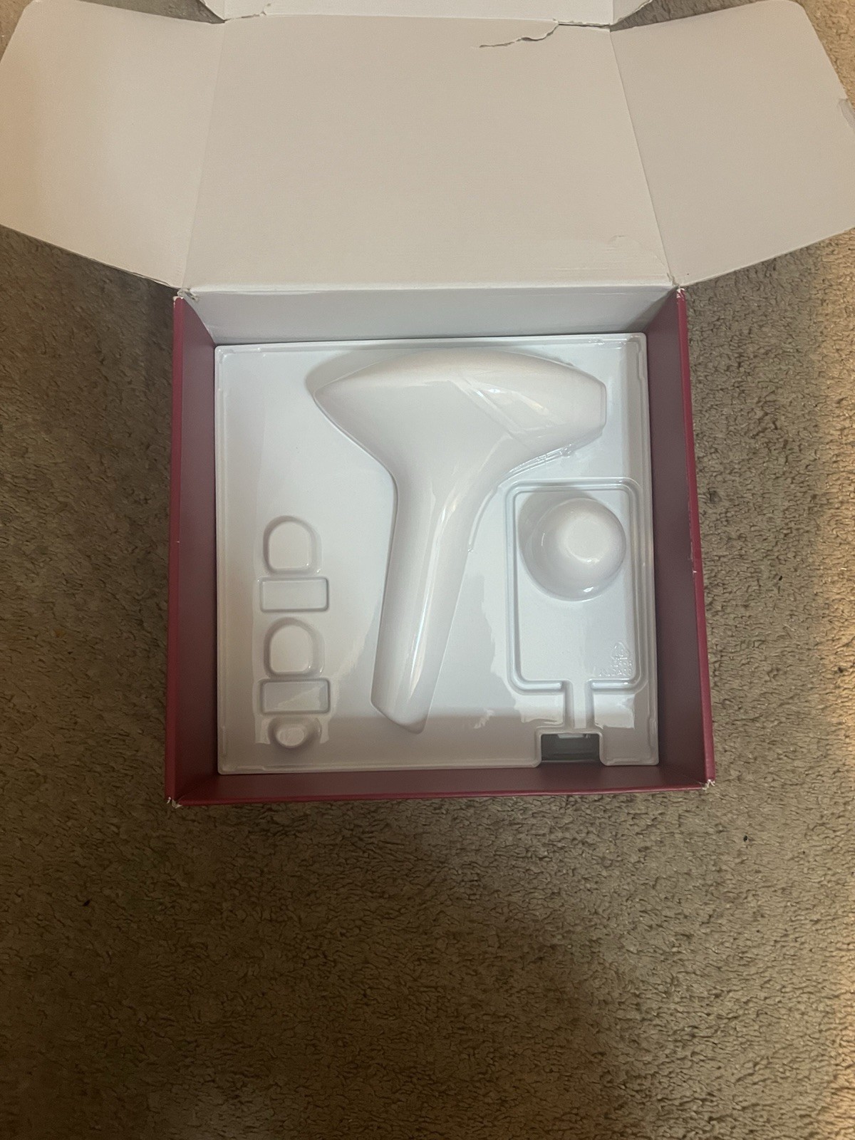 Philips IPL Hair Removal Device Corded Kit w/ Adapter & Attachments, White