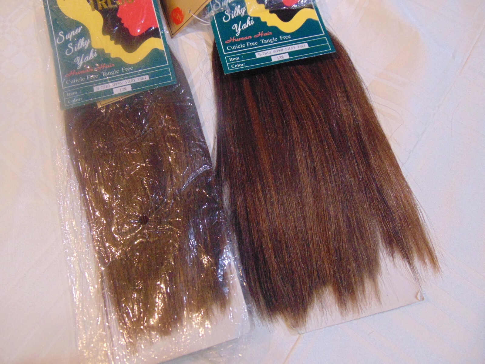2 Pack Motown Tress Super Silky Yaki Human Hair H-7910 12M
