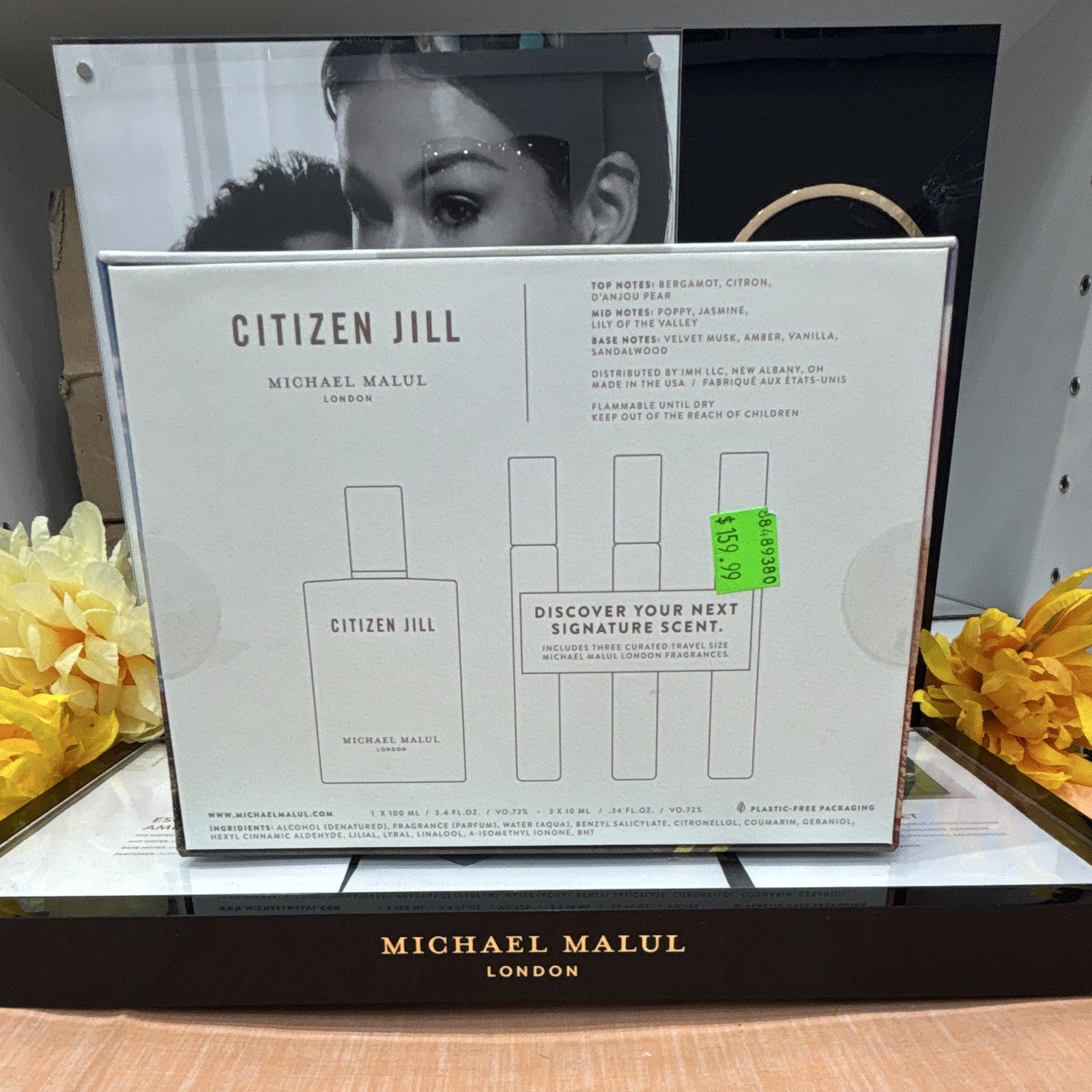 Michael Malul London Citizen Jill Gift Set Eau de Parfum Spray Travel 3 x 10 mL